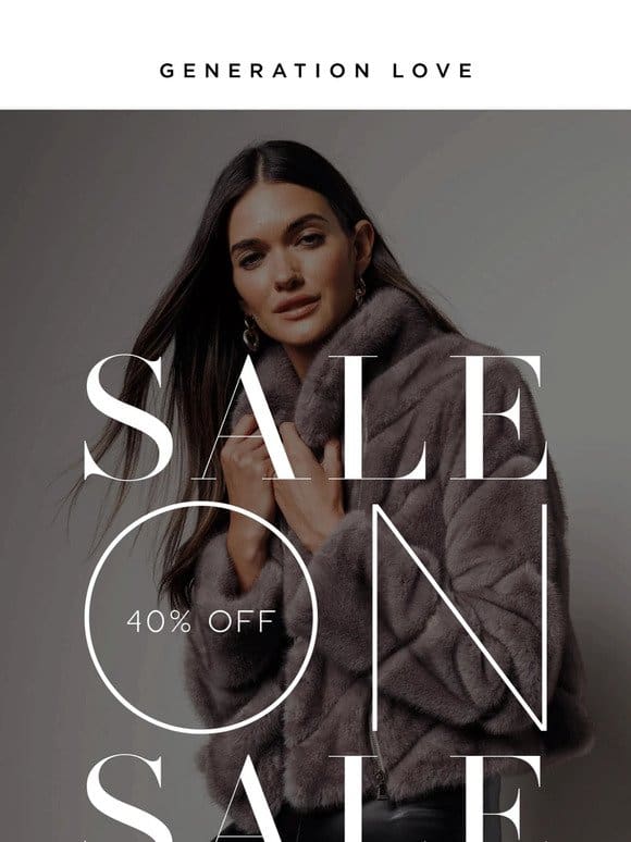 Fave Sale Outerwear | Extra 40% OFF