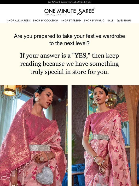 Festive Celebration Sarees