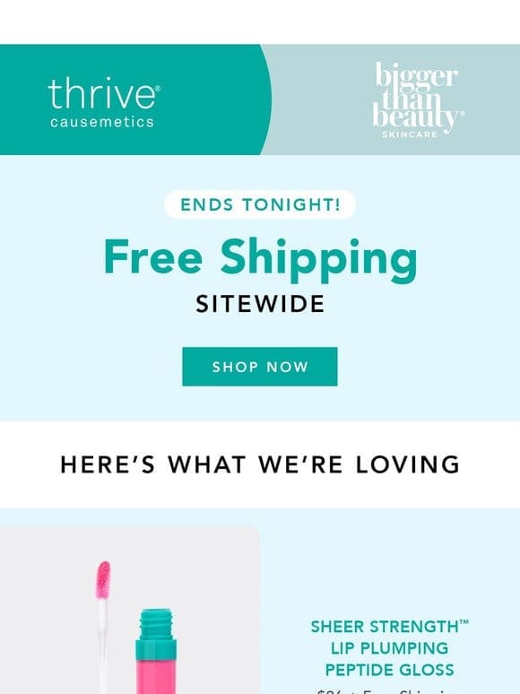 Final Hours For Free Shipping…