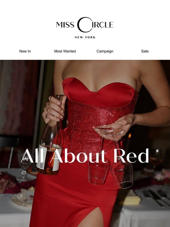 Final Week: 20% Off Our Stunning Red Dress Collection for the New Year!