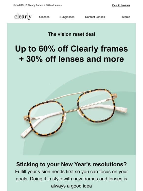 Focus on New Year’s resolutions in style