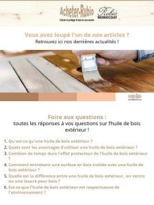 Foire aux questions : toutes les réponses à vos questions sur l’huile de bois extérieur !