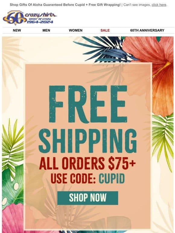 Free Shipping Just For Y-O-U