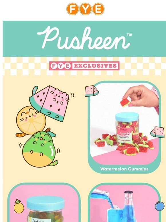 Freshly Picked Pusheen Fruit!