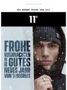 Frohe Weihnachten von 11 Degrees