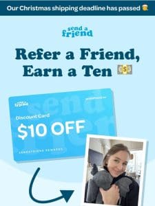 Get $10 when you refer a friend!