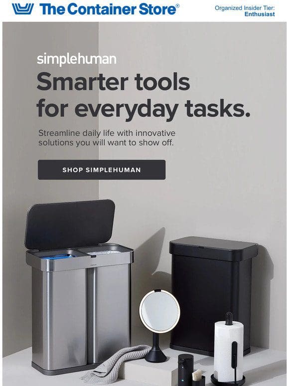 Get Guest-Ready: simplehuman Has You Set