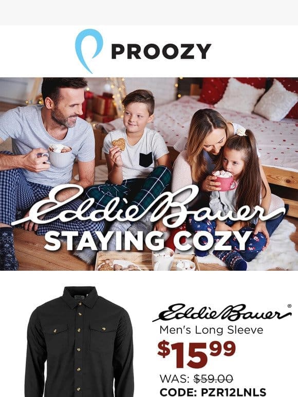 Get snug with Eddie Bauer’s cozy essentials!