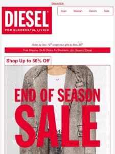 Get up to 50% off men’s and women’s styles