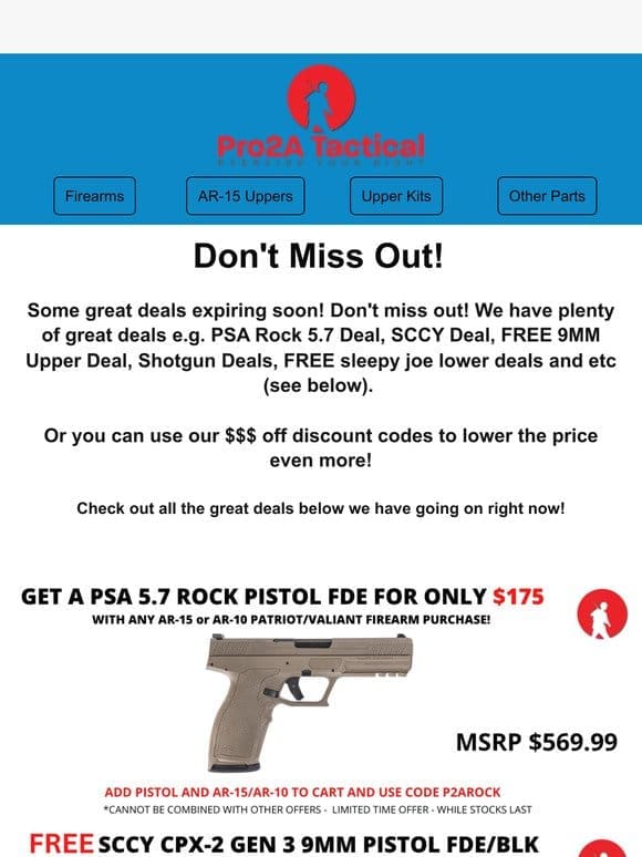 Great AR-15 Deals Expiring Soon!