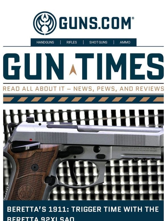 Gun Times – Beretta’s 1911: Trigger Time With The Beretta 92XI SAO