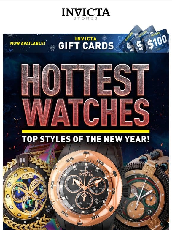 HOTTEST Watches Of The Year Set The Trend Today!