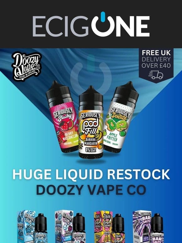 HUGE LIQUID RESTOCK