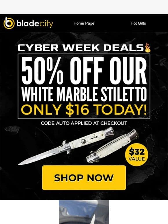 HURRY   50% OFF Italian Stiletto!