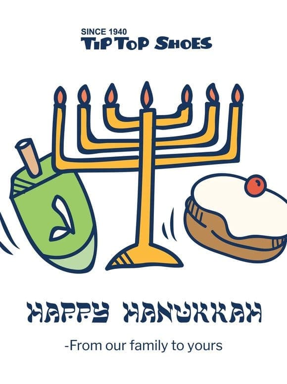 Happy Hanukkah from our family to yours