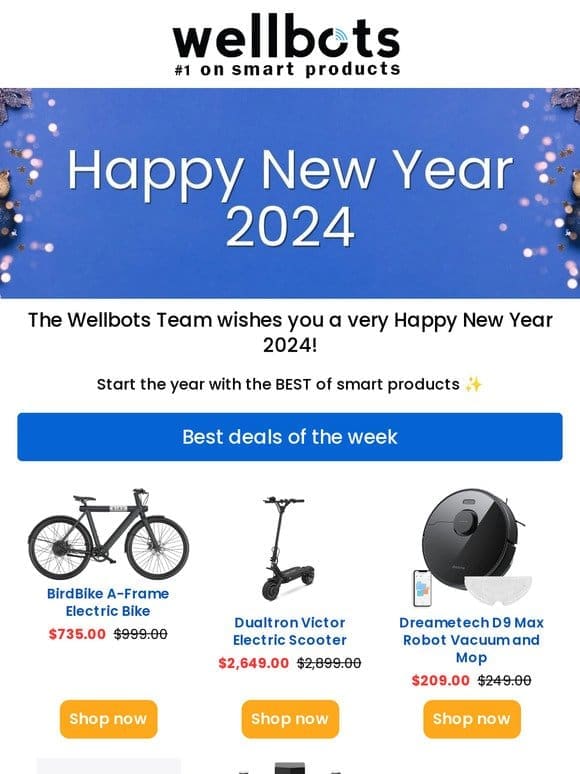 Happy New Year from Wellbots ✨