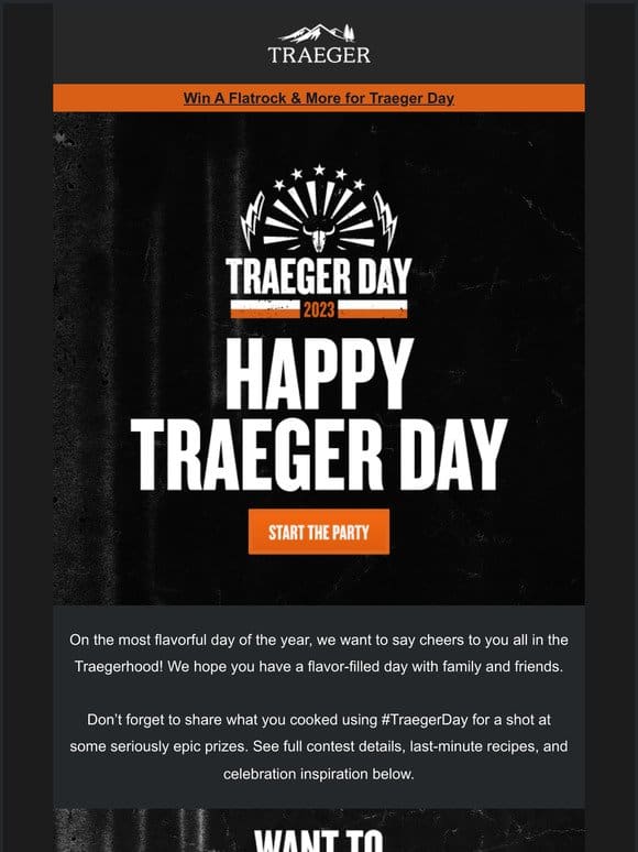 Happy Traeger Day!