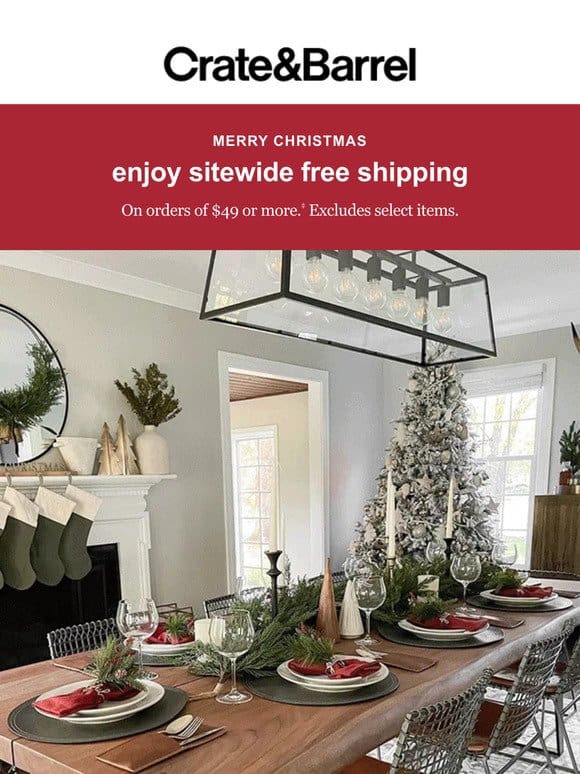 Happy holidays! Celebrate with free shipping →
