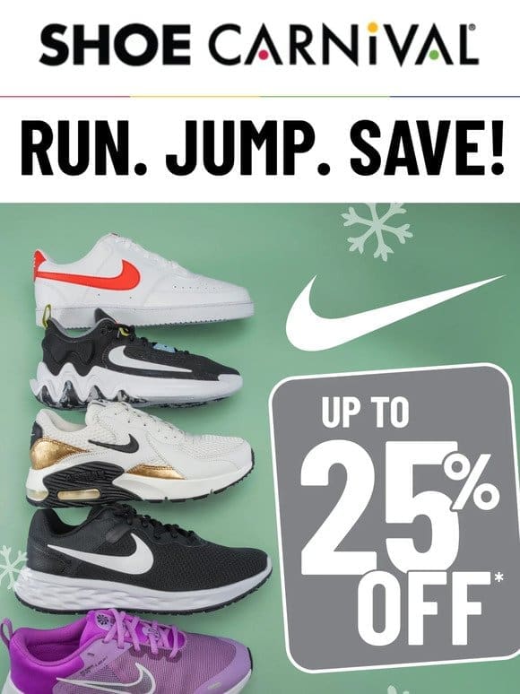 Have you shopped Nike up to 25% off? ​ ​
