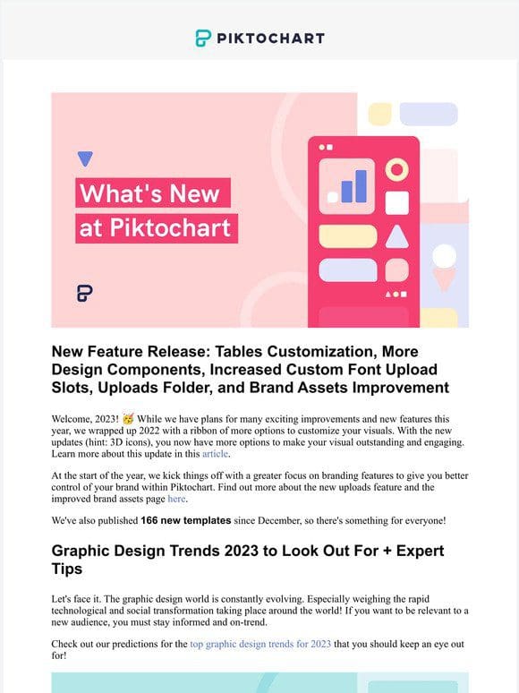 Hello 2023: New Feature Releases + Graphic Design Trends 2023