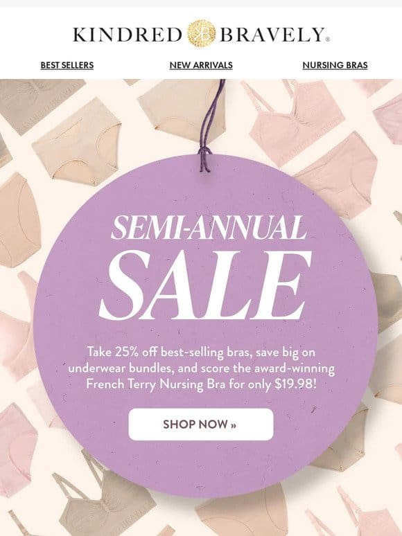 Hello， Semi-Annual Sale!