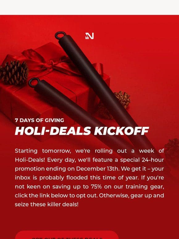 Holi-Deals Are Here