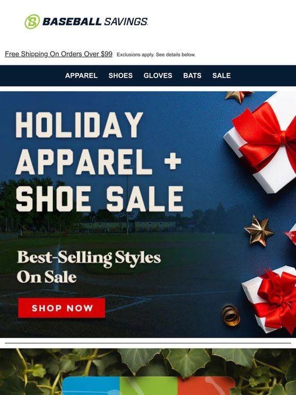 Holiday Apparel & Shoe Sale! Save Up To 60%!
