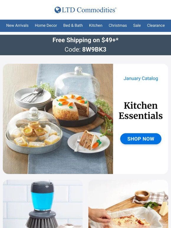 Hot New Kitchen Deals  ️ + Free Shipping on $49+!