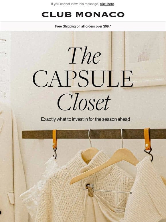 How To Create A Capsule Closet