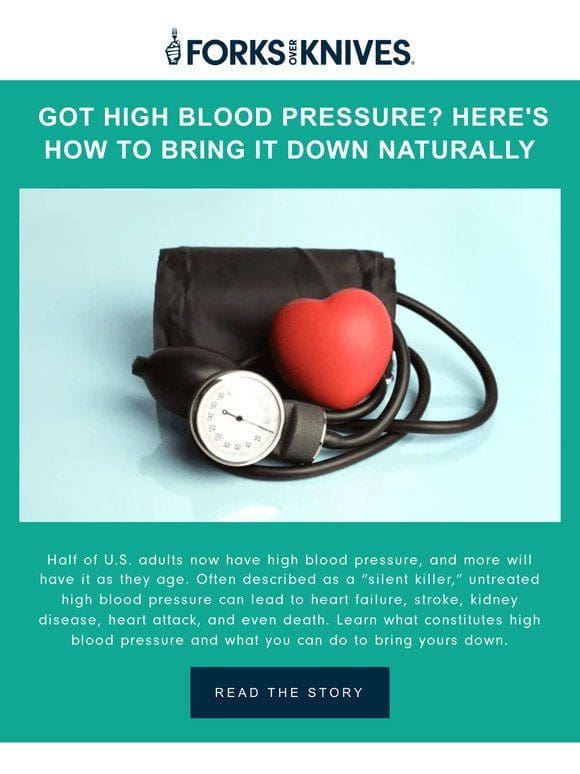 How to Bring Down Your Blood Pressure Naturally