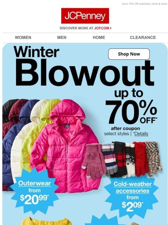 Ho， Ho， GO! After Christmas Blowout ends soon