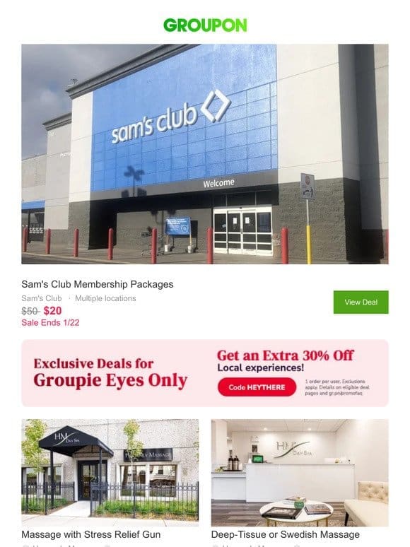 Hurry! Get your Sam’s Club Membership for only $20!
