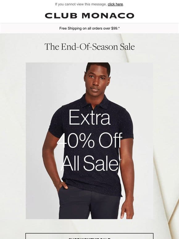 IT’S HERE: The End Of Season Sale