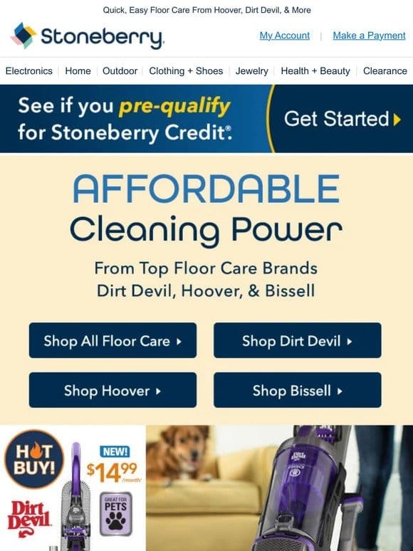 Incredible Cleaning Power， Totally Affordable