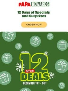 Introducing 12 Days of Delicious Deals