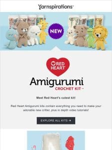 Introducing: Red Heart Amigurumi Crochet Kit