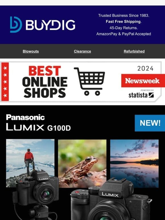 Introducing the Lumix G100D Mirrorless Camera from Panasonic