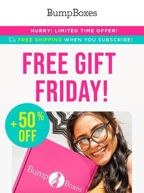 It’s FREE Gift Friday for MAMA!