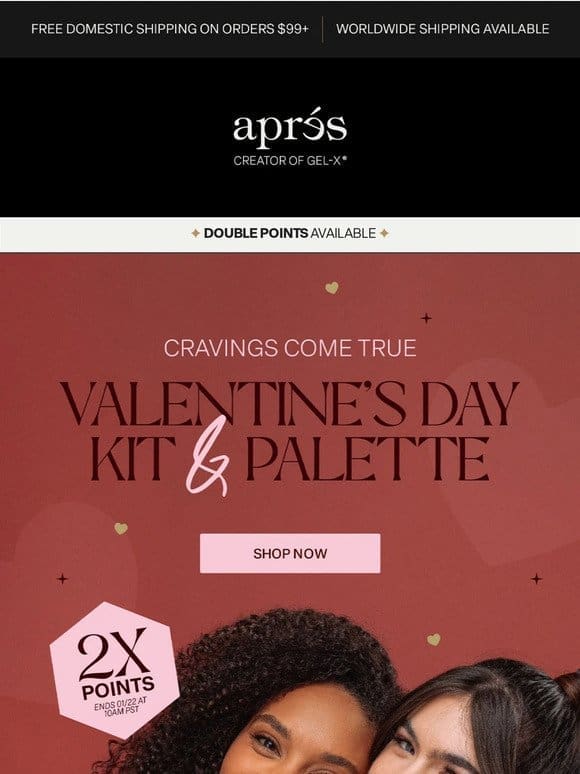 It’s Here!   Our Valentine’s Day Kit & Palette