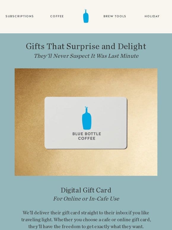 It’s Not Too Late for a Thoughtful Gift