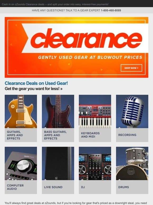 It’s Not Too Late to Save on Clearance Gear!