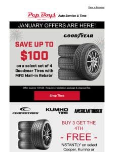 JANUARY DEALS ARE HERE!