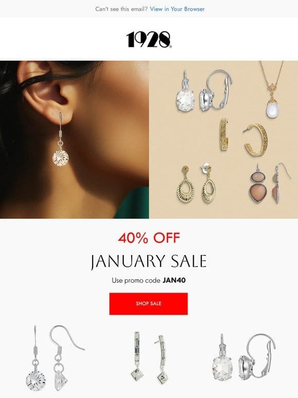 JANUARY SALE. 40% OFF