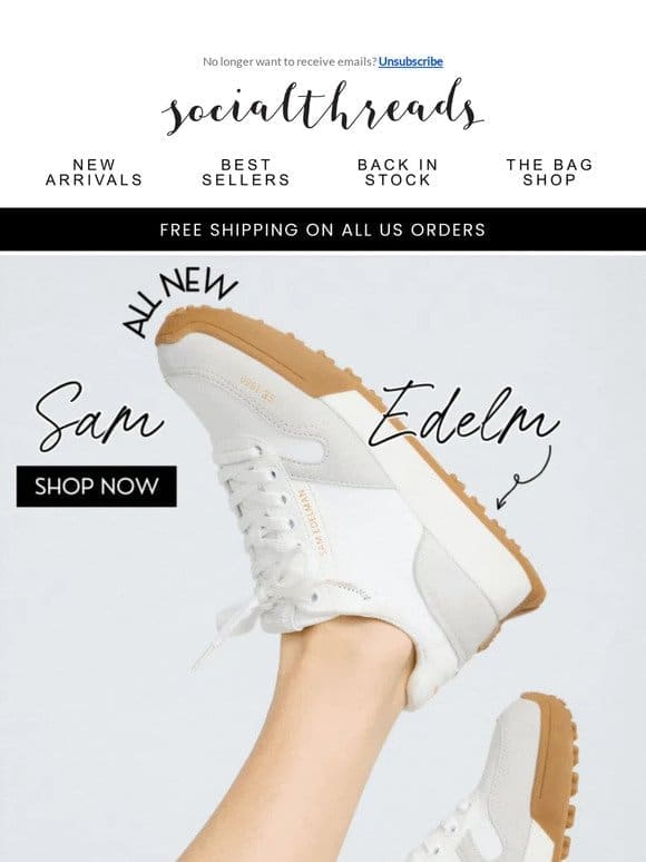 JUST IN: NEW Sam Edelman Sneakers