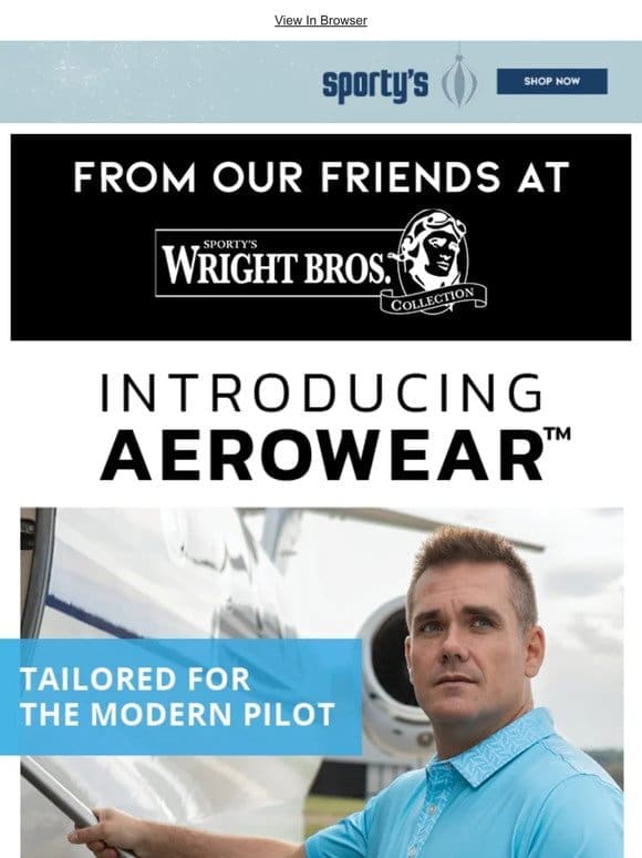 Just Landed: AeroWear Apparel