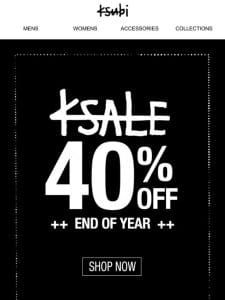 ++ KSALE 40% OFF KEY STYLES ++