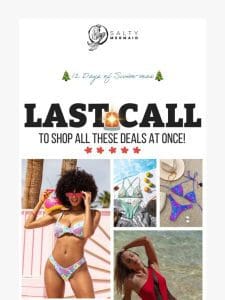 LAST CALL  Shop by midnight!