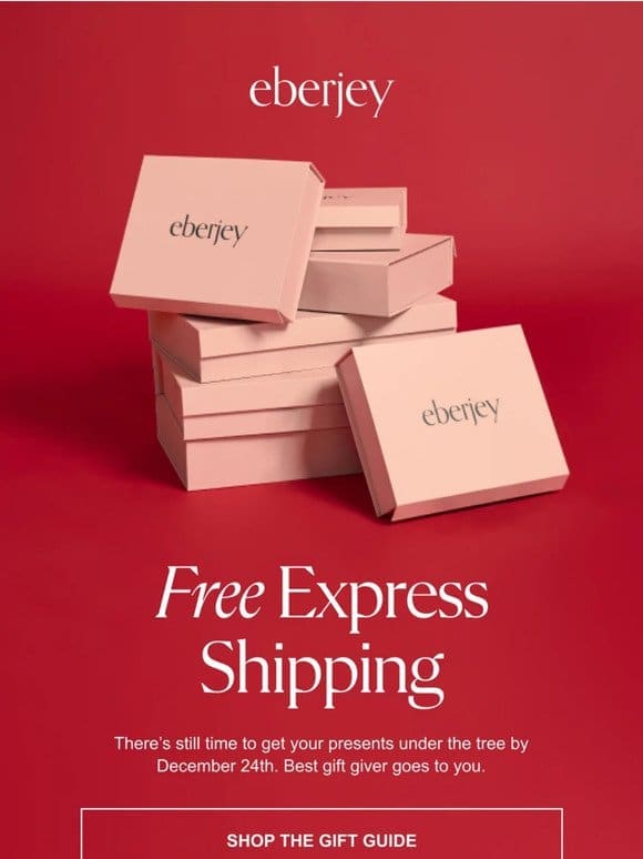 Last chance: free express shipping!