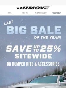 Last BIG Sale of the Year