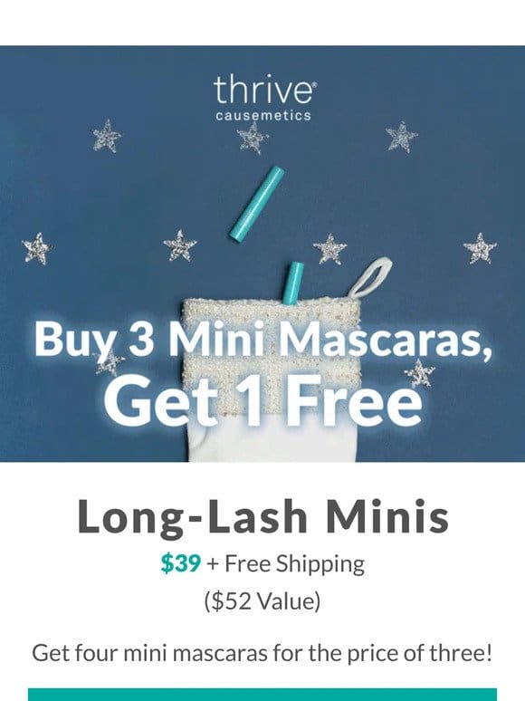 Last Call! 25% Off Mini Mascara!